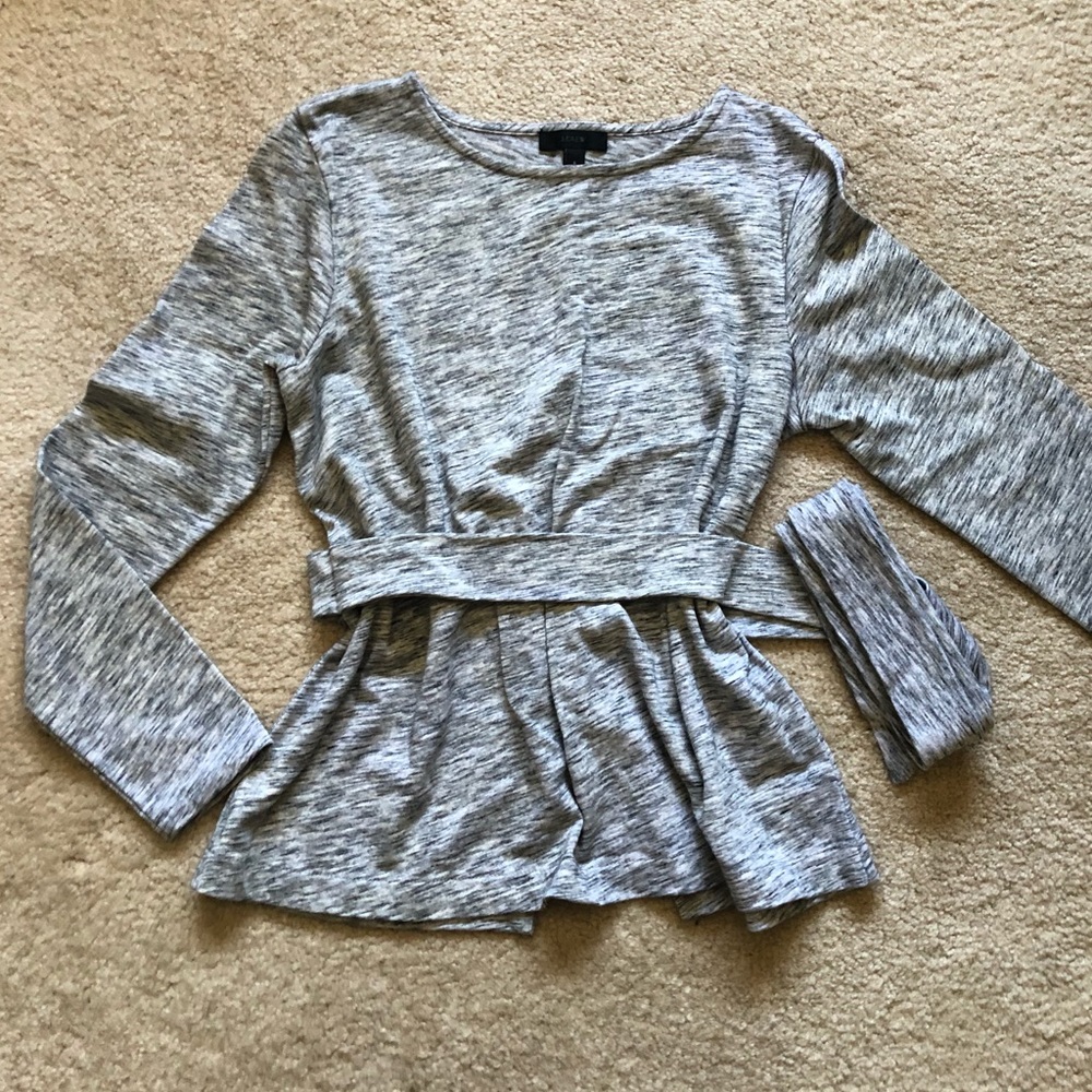J.Crew women tie waist top
